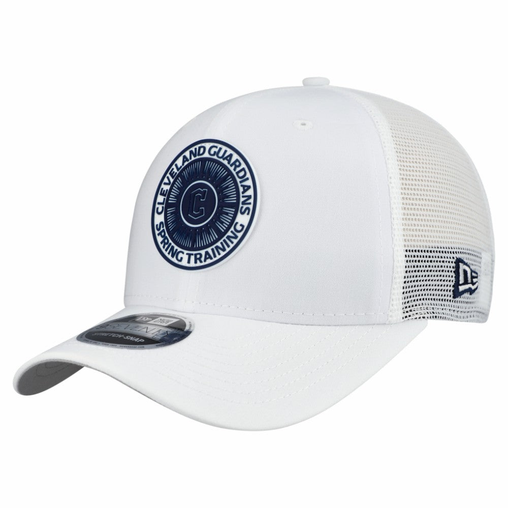 Cleveland Guardians 2026 Spring Training Fan Pack 9SEVENTY Adjustable Trucker Hat White | New Era