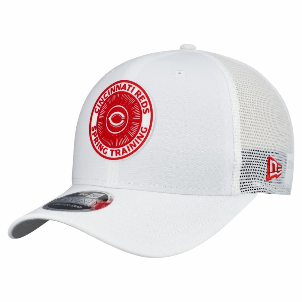 Cincinnati Reds 2026 Spring Training Fan Pack 9SEVENTY Adjustable Trucker Hat White | New Era