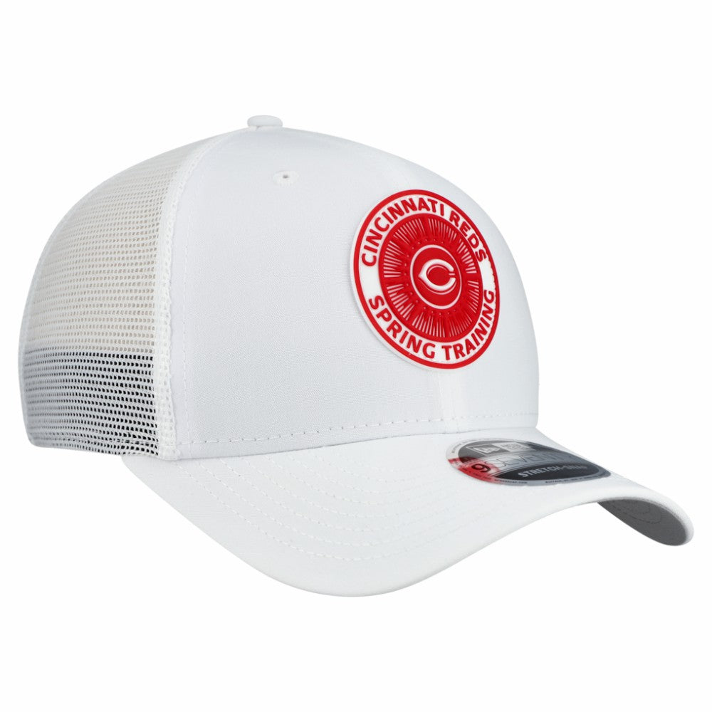 Cincinnati Reds 2026 Spring Training Fan Pack 9SEVENTY Adjustable Trucker Hat White | New Era