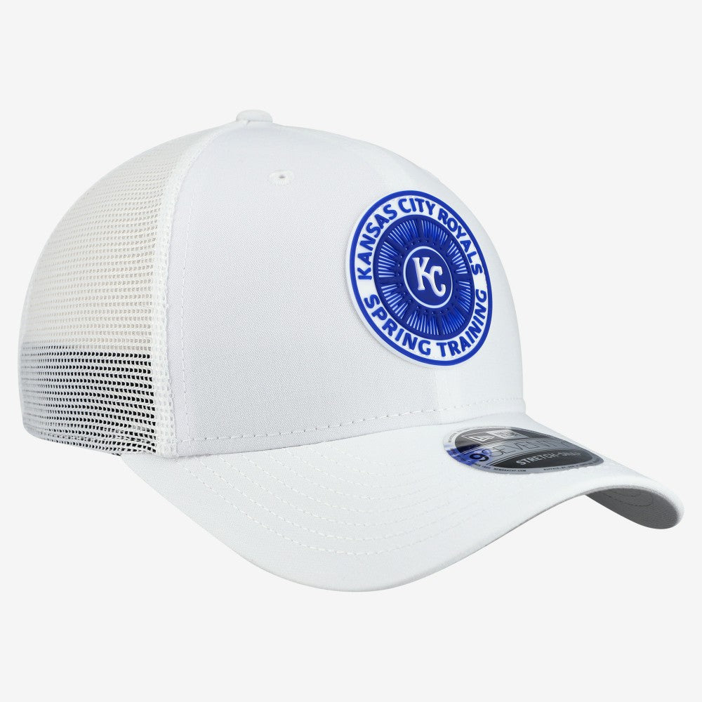 Kansas City Royals 2026 Spring Training Fan Pack 9SEVENTY Adjustable Trucker Hat White | New Era