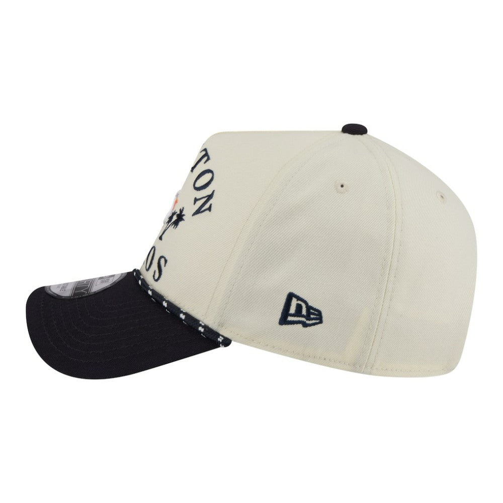 Houston Astros 2026 Spring Training Fan Pack Rope A-Frame 9FORTY Adjustable Hat Cream | New Era