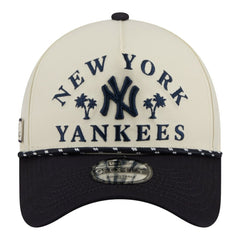 New York Yankees 2026 Spring Training Fan Pack Rope A-Frame 9FORTY Adjustable Hat Cream | New Era