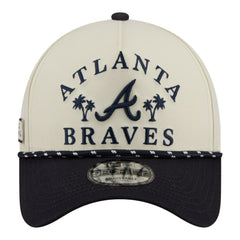 Atlanta Braves 2026 Spring Training Fan Pack Rope A-Frame 9FORTY Adjustable Hat Cream | New Era