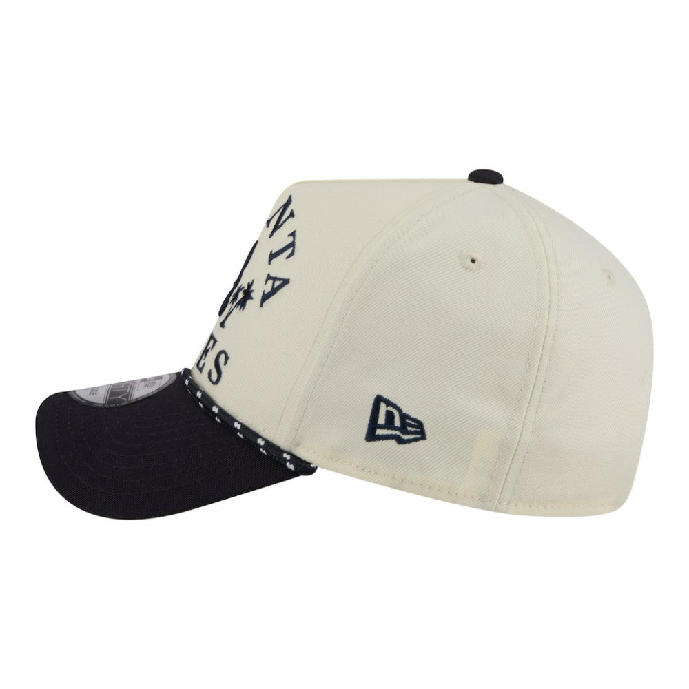 Atlanta Braves 2026 Spring Training Fan Pack Rope A-Frame 9FORTY Adjustable Hat Cream | New Era