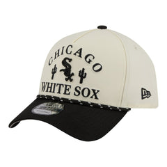 Chicago White Sox 2026 Spring Training Fan Pack Rope A-Frame 9FORTY Adjustable Hat Cream | New Era