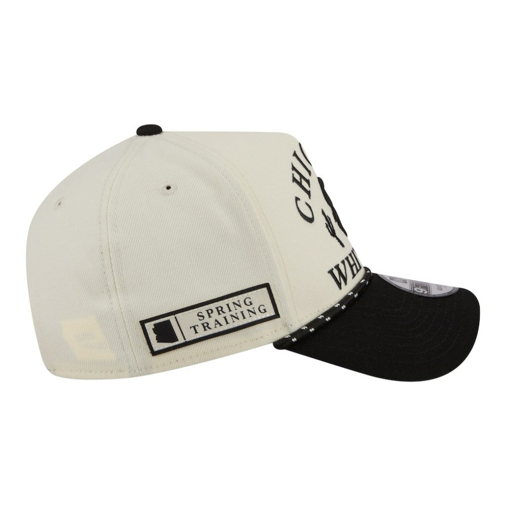 Chicago White Sox 2026 Spring Training Fan Pack Rope A-Frame 9FORTY Adjustable Hat Cream | New Era