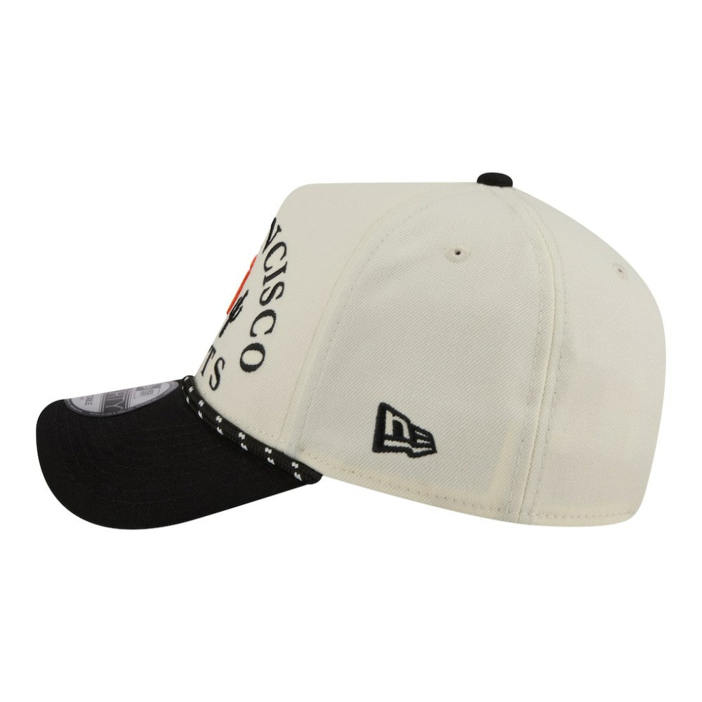San Francisco Giants 2026 Spring Training Fan Pack Rope A-Frame 9FORTY Adjustable Hat Cream | New Era