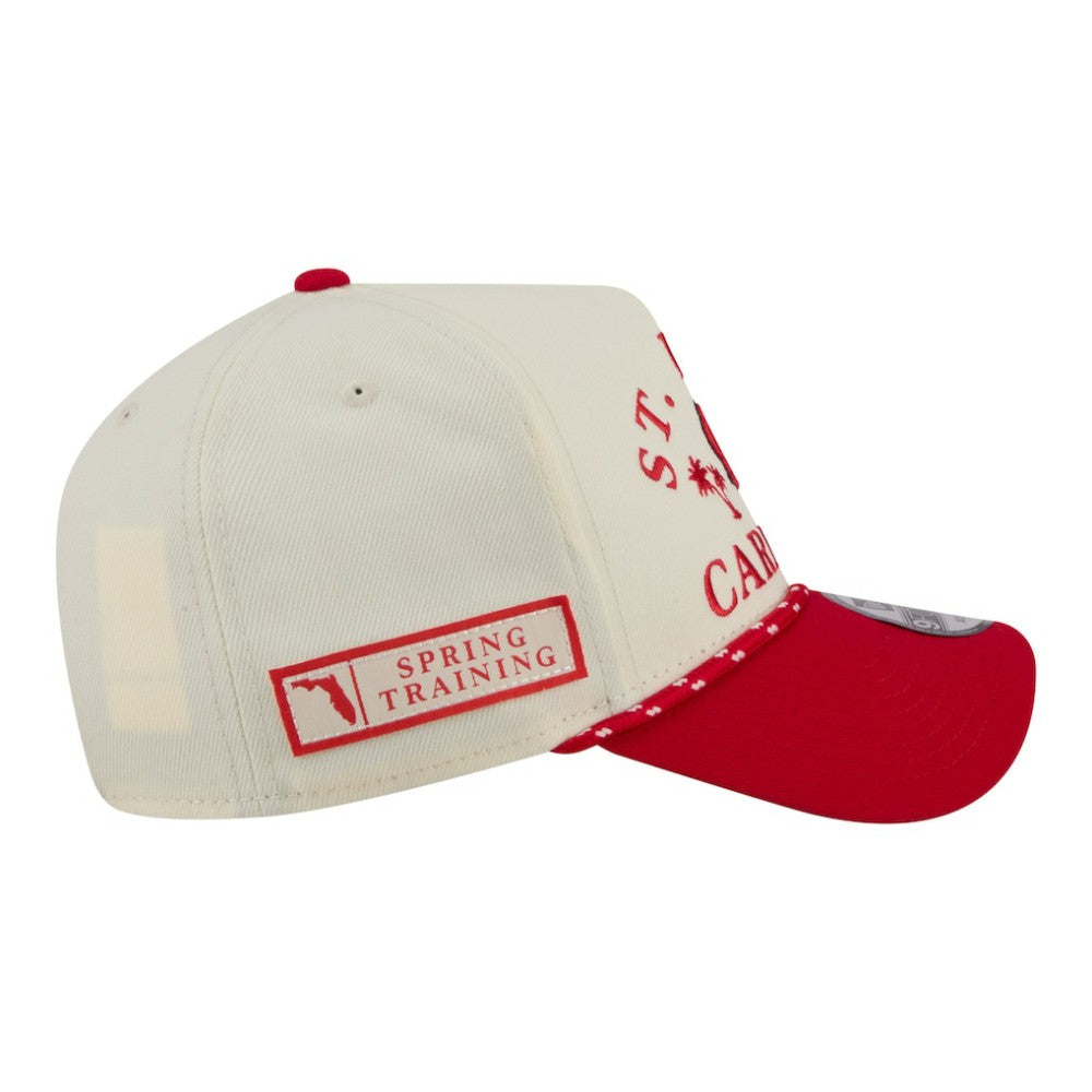 St. Louis Cardinals 2026 Spring Training Fan Pack Rope A-Frame 9FORTY Adjustable Hat Cream | New Era