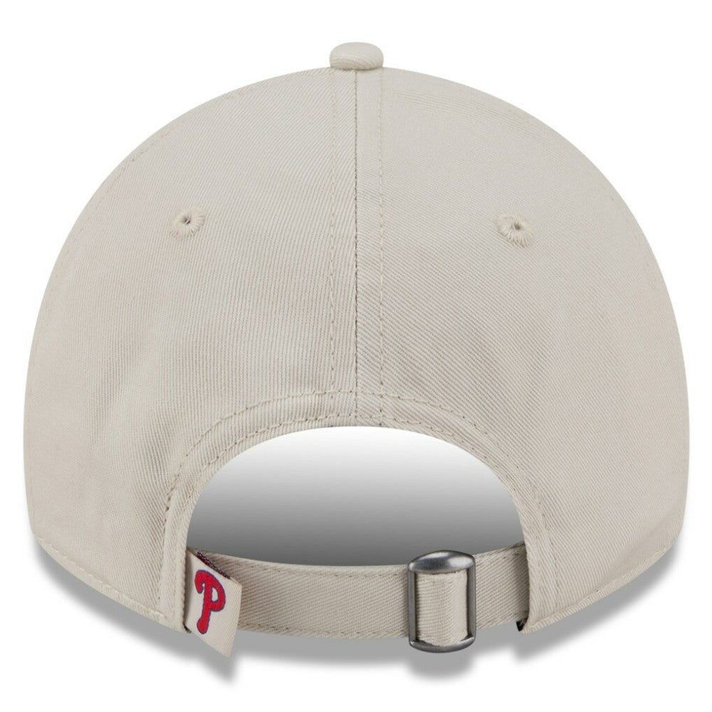 Philadelphia Phillies Youth 2026 Spring Training Fan Pack Batter 9TWENTY Adjustable Hat Stone/Red | New Era