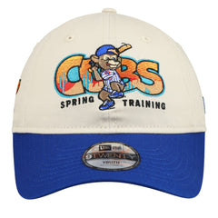 Chicago Cubs Youth 2026 Spring Training Fan Pack Batter 9TWENTY Adjustable Hat Stone/Royal | New Era