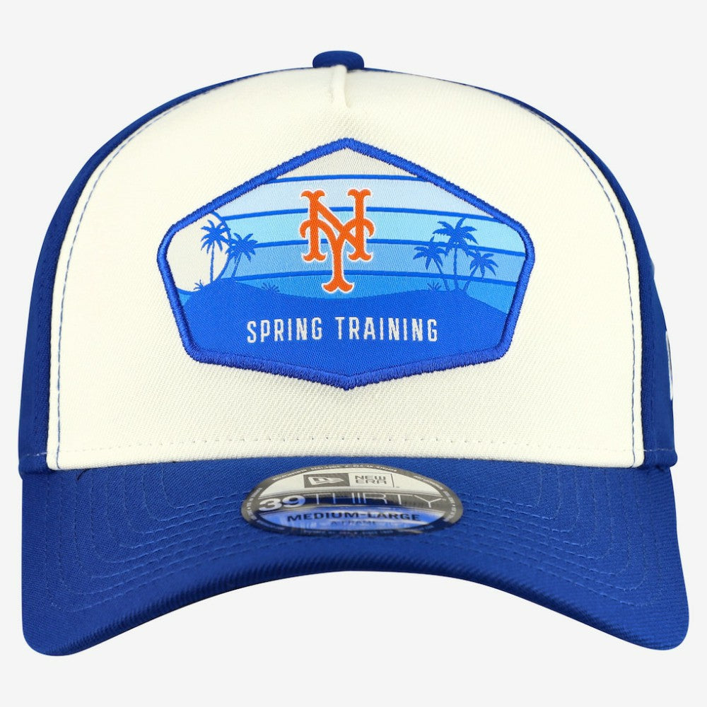 New York Mets 2026 Spring Training Fan Pack Gradient 39THIRTY Flex Hat Stone | New Era
