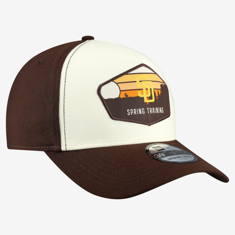 San Diego Padres 2026 Spring Training Fan Pack Gradient 39THIRTY Flex Hat Stone | New Era