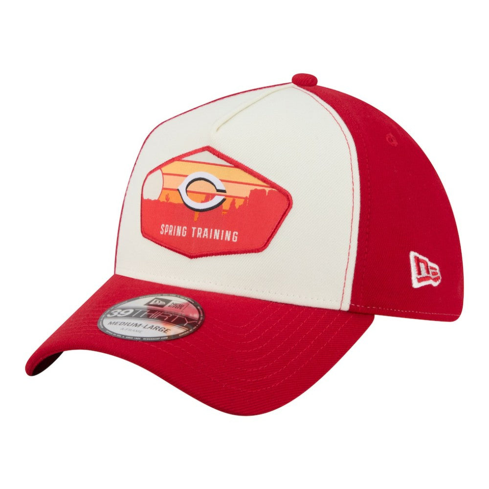 Cincinnati Reds 2026 Spring Training Fan Pack Gradient 39THIRTY Flex Hat Stone | New Era