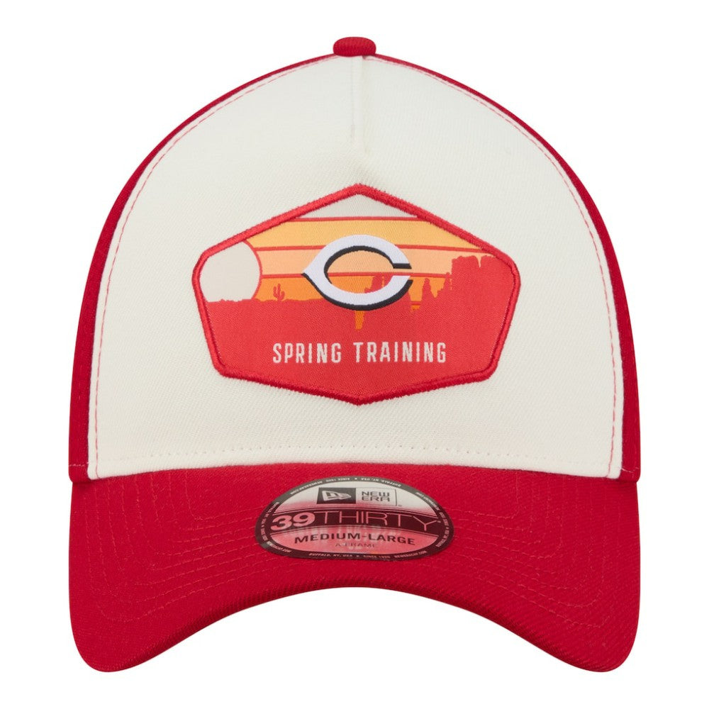 Cincinnati Reds 2026 Spring Training Fan Pack Gradient 39THIRTY Flex Hat Stone | New Era