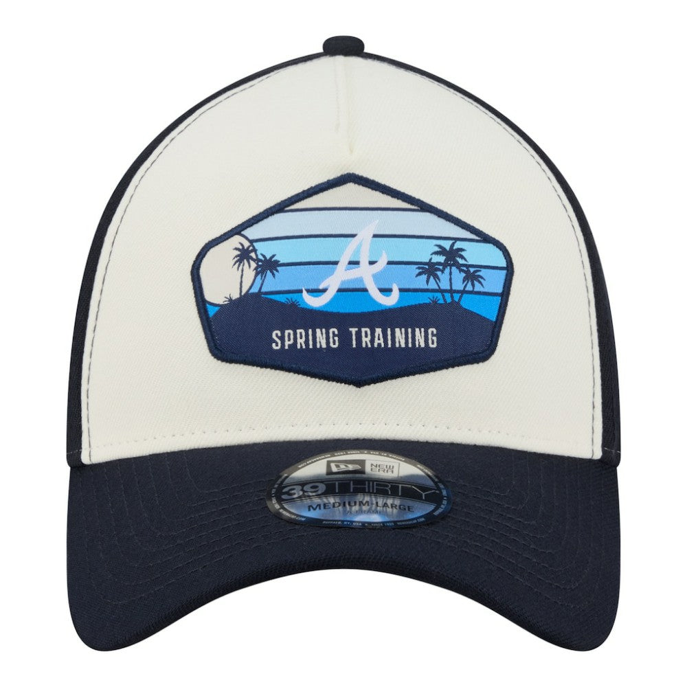 Atlanta Braves 2026 Spring Training Fan Pack Gradient 39THIRTY Flex Hat Stone | New Era