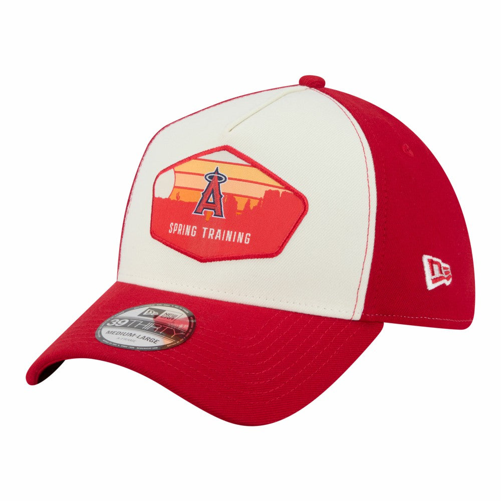 Los Angeles Angels 2026 Spring Training Fan Pack Gradient 39THIRTY Flex Hat Stone | New Era
