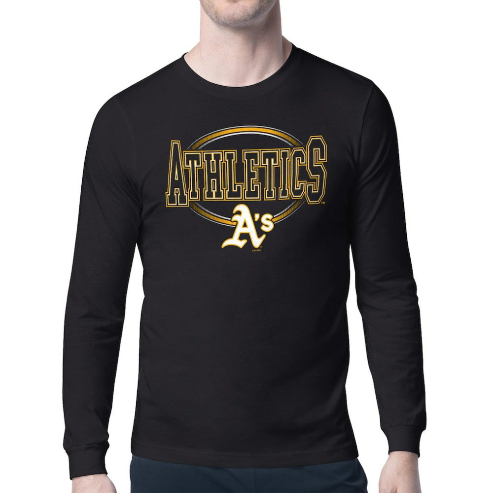 Athletics Starter Team Track Graphic Long Sleeve T-Shirt Black
