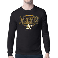 Athletics Starter Team Track Graphic Long Sleeve T-Shirt Black