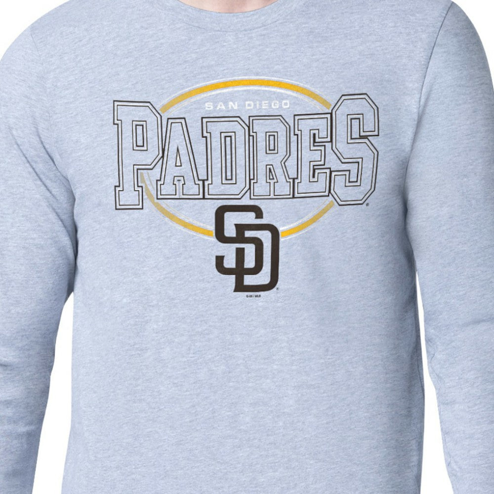 San Diego Padres Starter Team Track Graphic Long Sleeve T-Shirt Gray