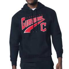 Cleveland Guardians Starter Modern Tailsweep Fleece Tri-Blend Pullover Hoodie Navy
