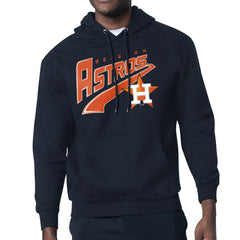 Houston Astros Starter Modern Tailsweep Fleece Tri-Blend Pullover Hoodie Navy