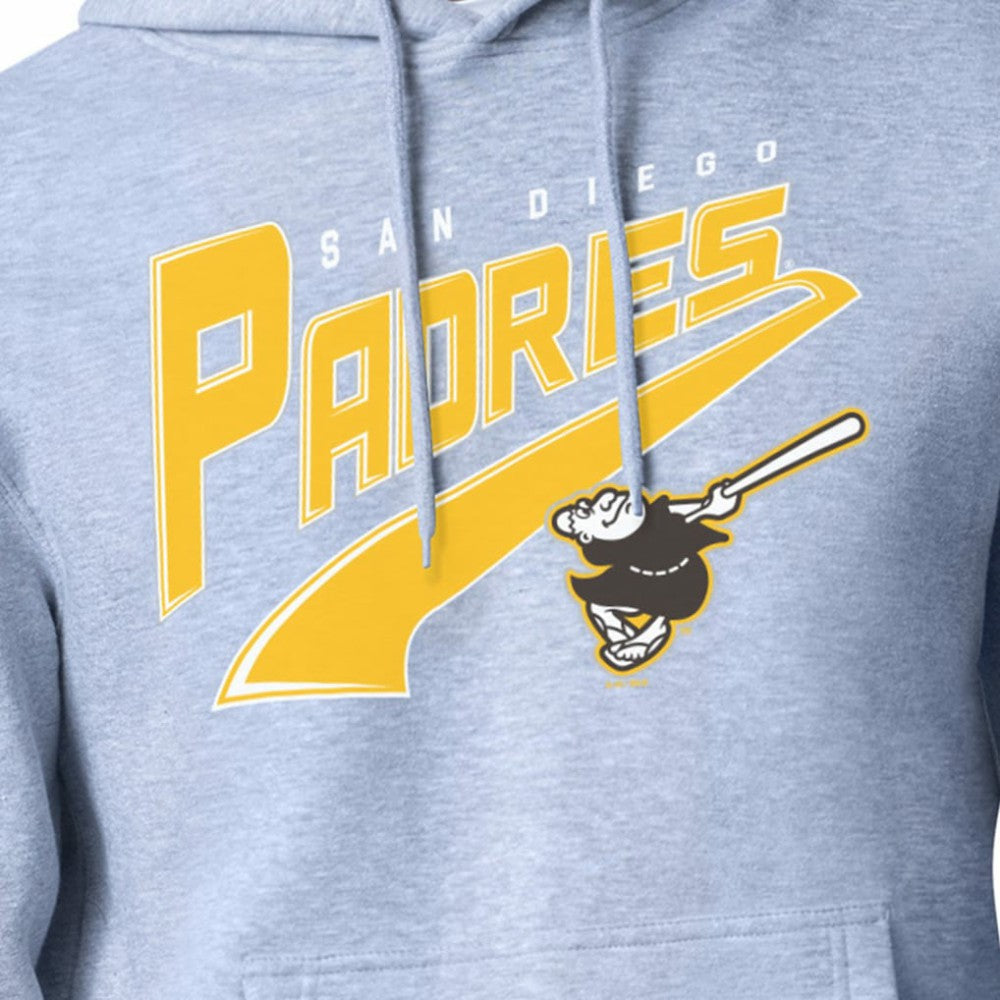 San Diego Padres Starter Modern Tailsweep Fleece Tri-Blend Pullover Hoodie Heather Gray