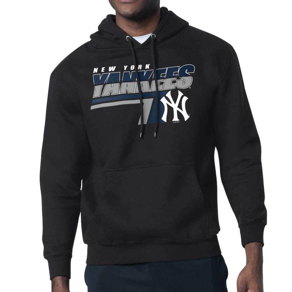 New York Yankees Starter Logo Push Graphic Hoodie Black
