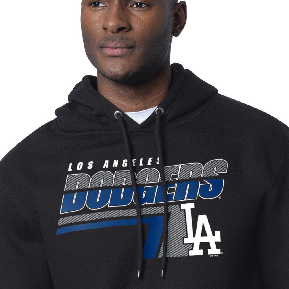Los Angeles Dodgers Starter Logo Push Graphic Hoodie Black