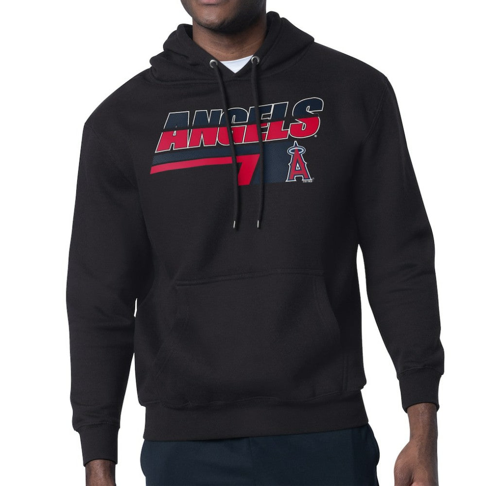 Los Angeles Angels Starter Logo Push Graphic Hoodie Black