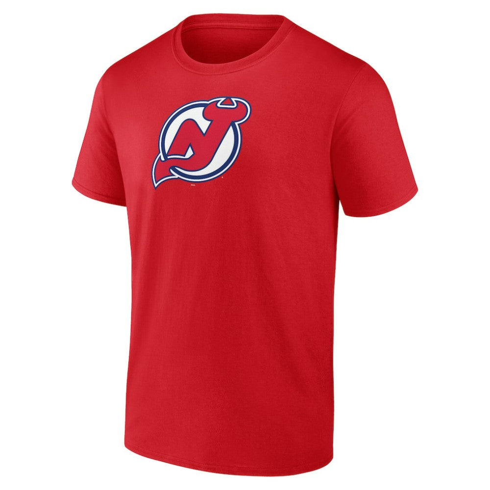 New Jersey Devils Primary Logo T-Shirt Red