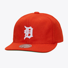 Detroit Tigers Unisex Vintage Fit Melton Wool Adjustable Hat Orange