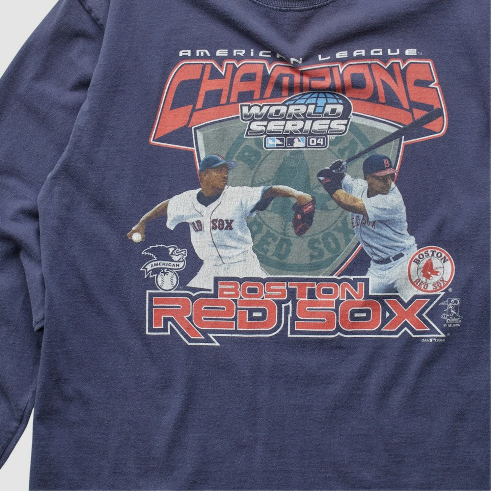 Boston Red Sox 2004 T-Shirt Navy Vintage