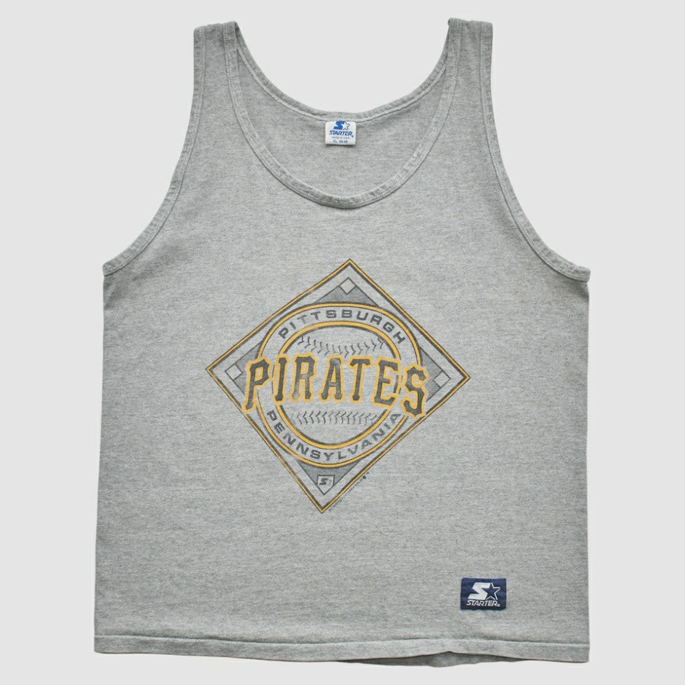 Pittsburgh Pirates Starter 1989 Tank Gray Vintage