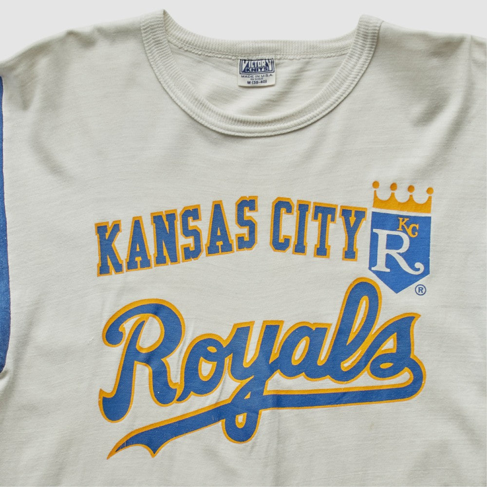 Kansas City Royals 80s T-Shirt Beige Vintage