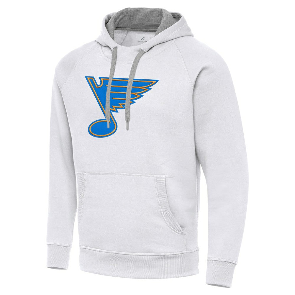 St. Louis Blues Antigua Victory Pullover Hoodie White