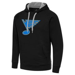 St. Louis Blues Antigua Victory Pullover Hoodie Black
