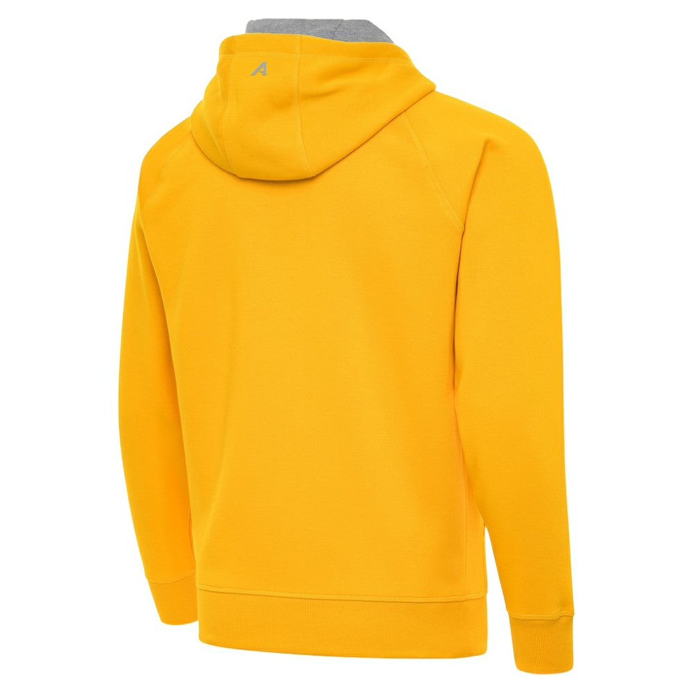 Boston Bruins Antigua Victory Full-Zip Hoodie Gold