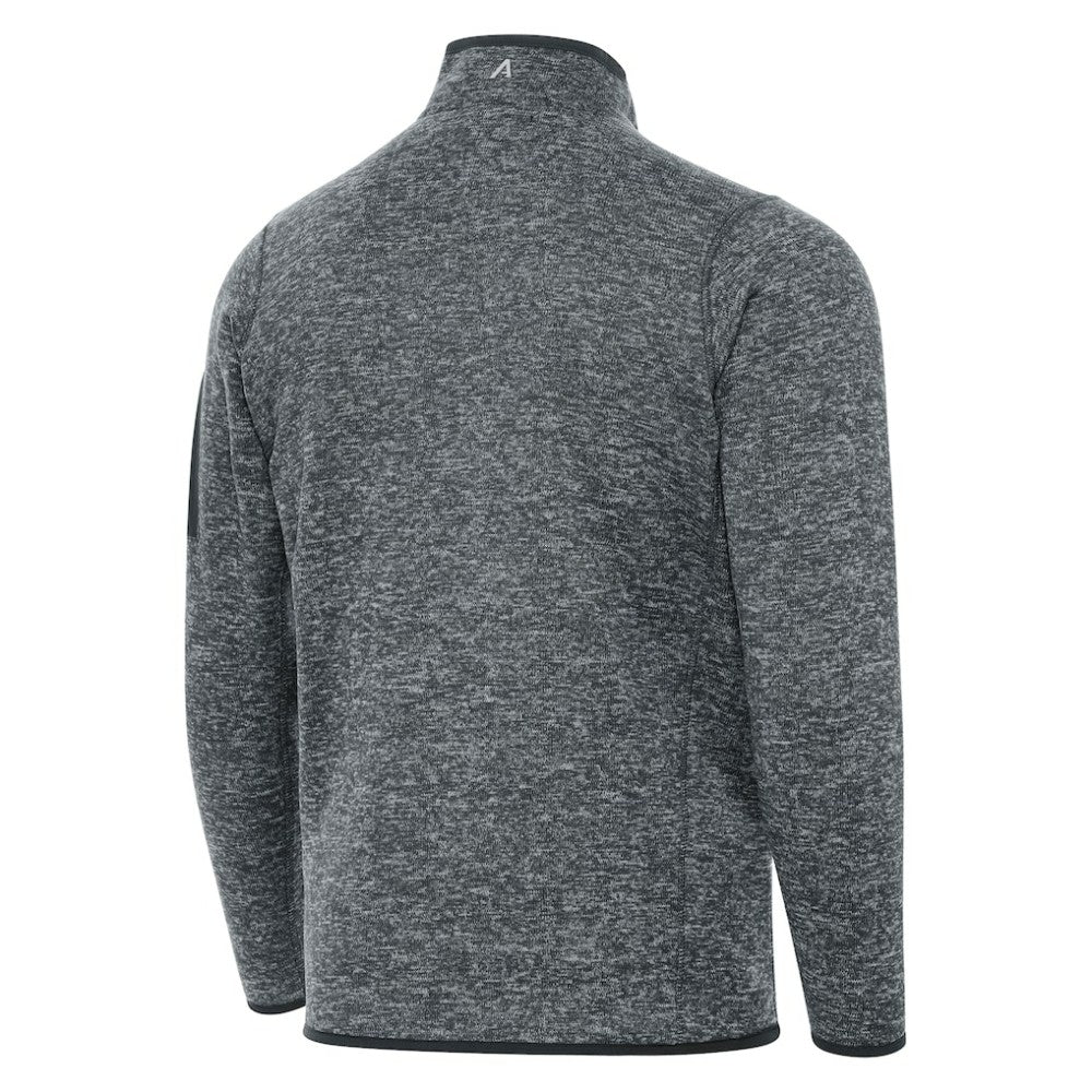 St. Louis Blues Antigua Fortune Quarter-Zip Pullover Jacket Heather Gray
