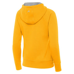 Boston Bruins Antigua Women's Victory Full-Zip Hoodie Gold