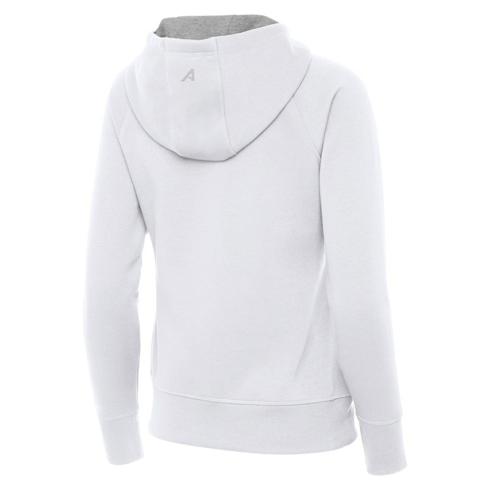 St. Louis Blues Antigua Women's Victory Full-Zip Hoodie White