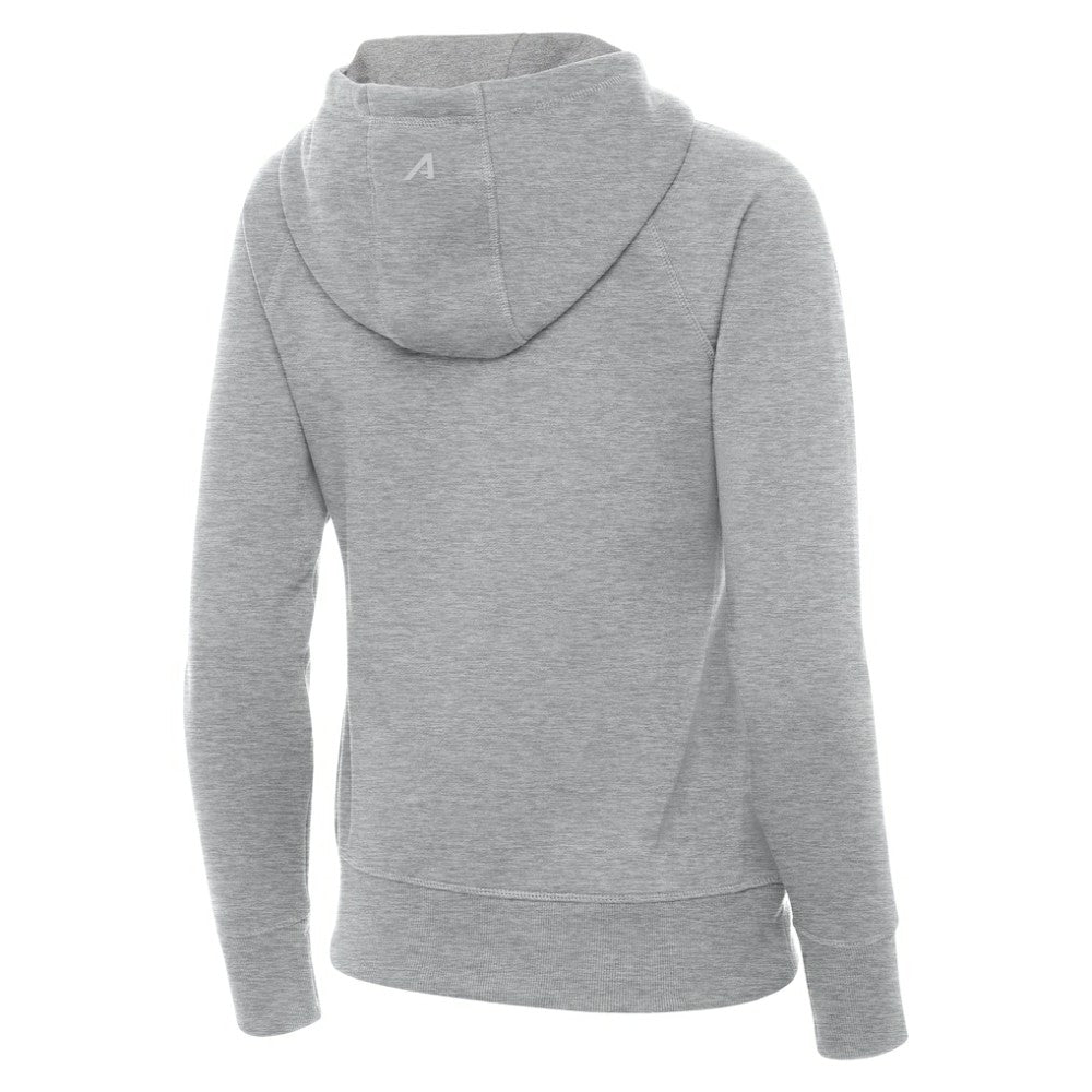 St. Louis Blues Antigua Women's Victory Full-Zip Hoodie Heather Gray