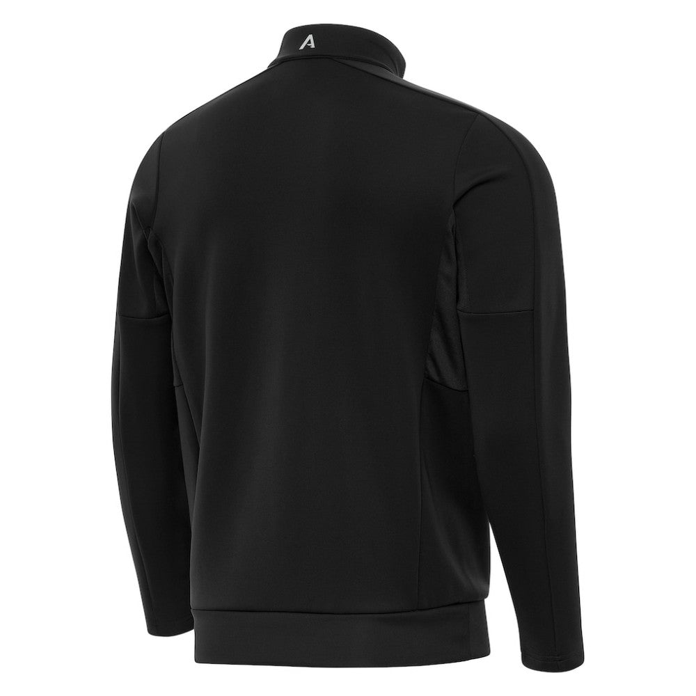 Boston Bruins Antigua Generation Quarter-Zip Pullover Top Black