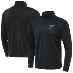 St. Louis Blues Antigua Tribute Lightweight Quarter-Zip Pullover Gray