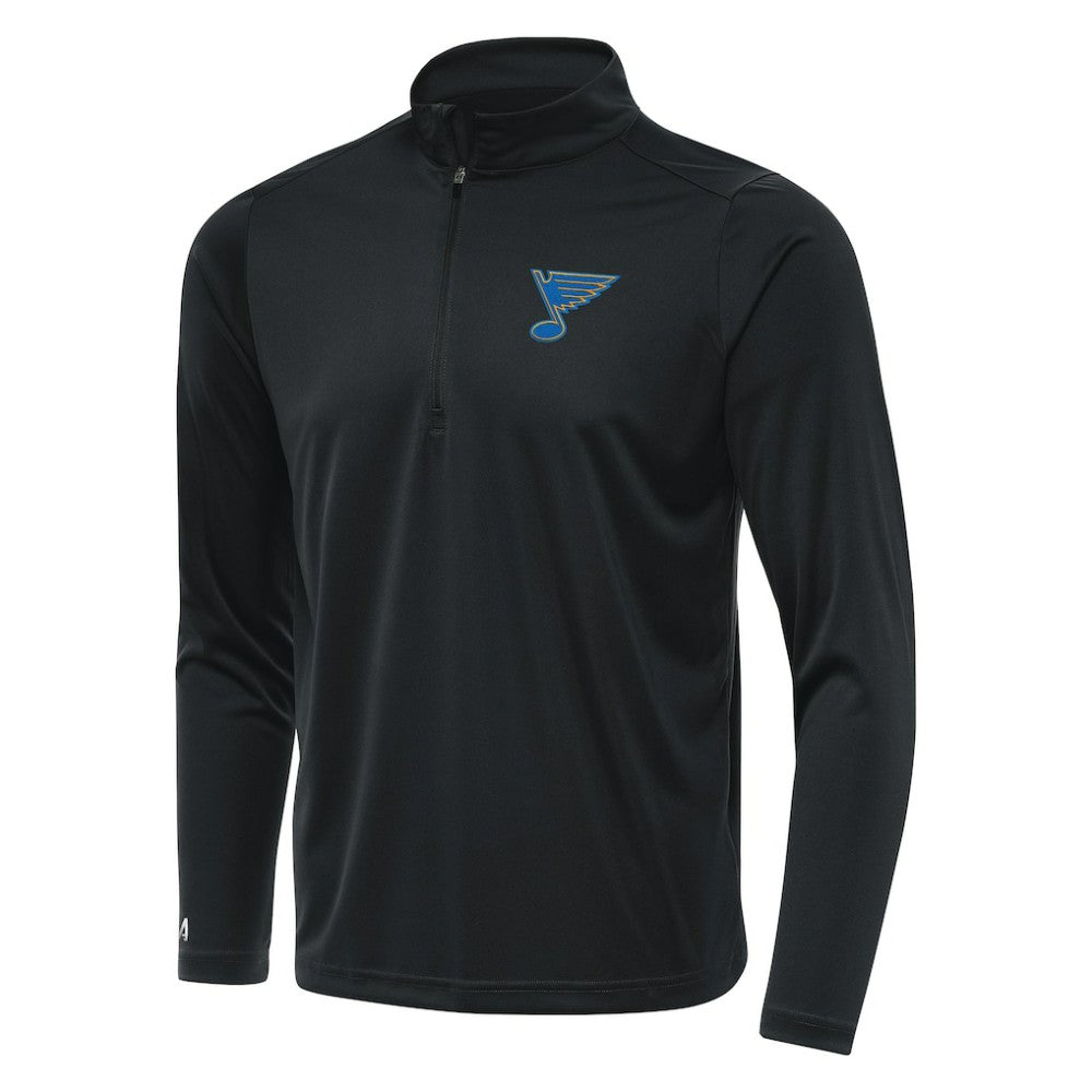St. Louis Blues Antigua Tribute Lightweight Quarter-Zip Pullover Gray