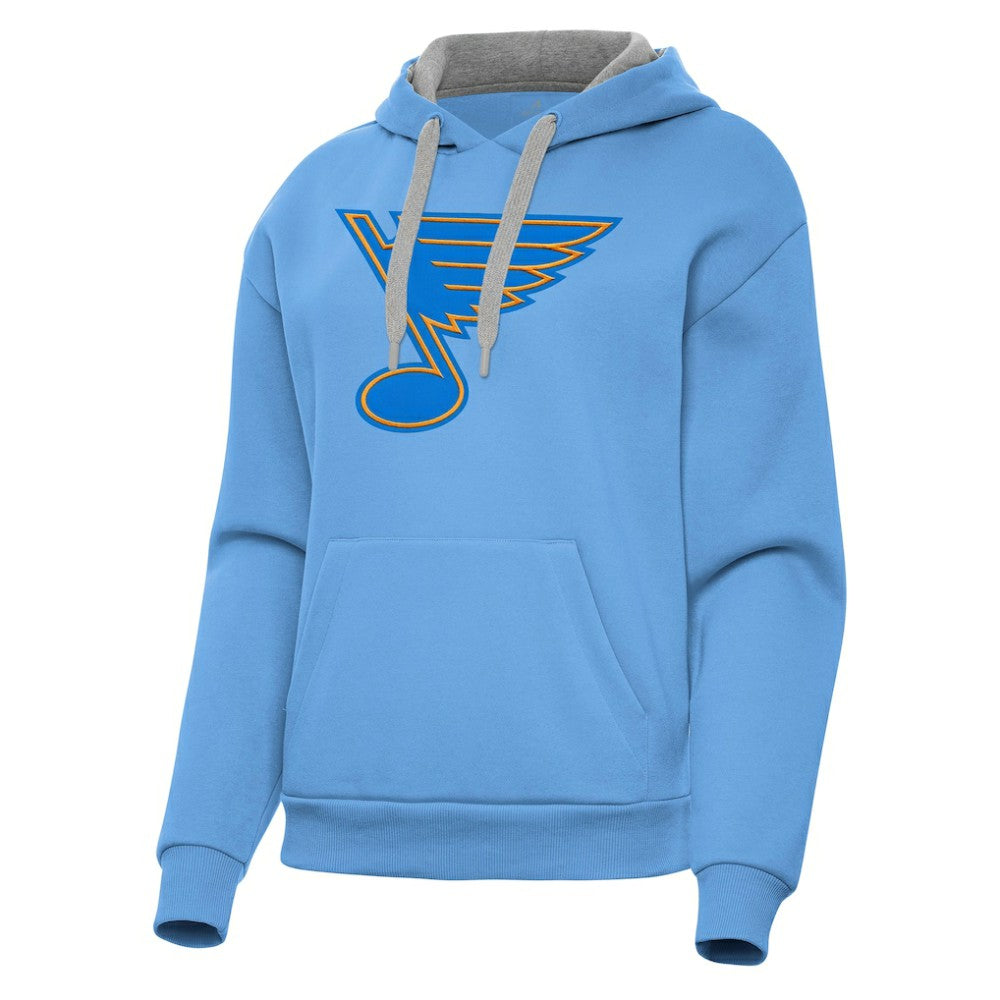 St. Louis Blues Antigua Women's Victory Pullover Hoodie Blue