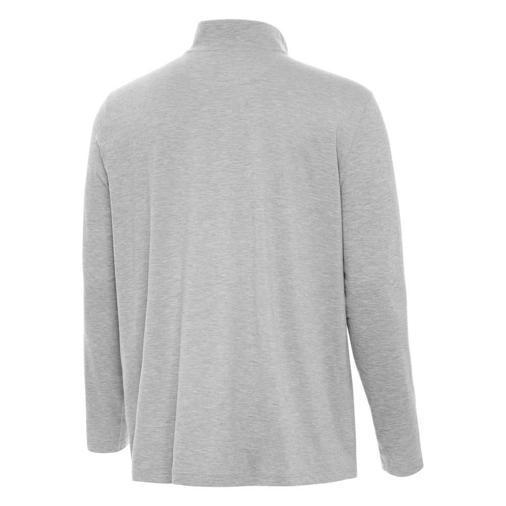 St. Louis Blues Antigua Hunk Lightweight Quarter-Zip Pullover Heather Gray
