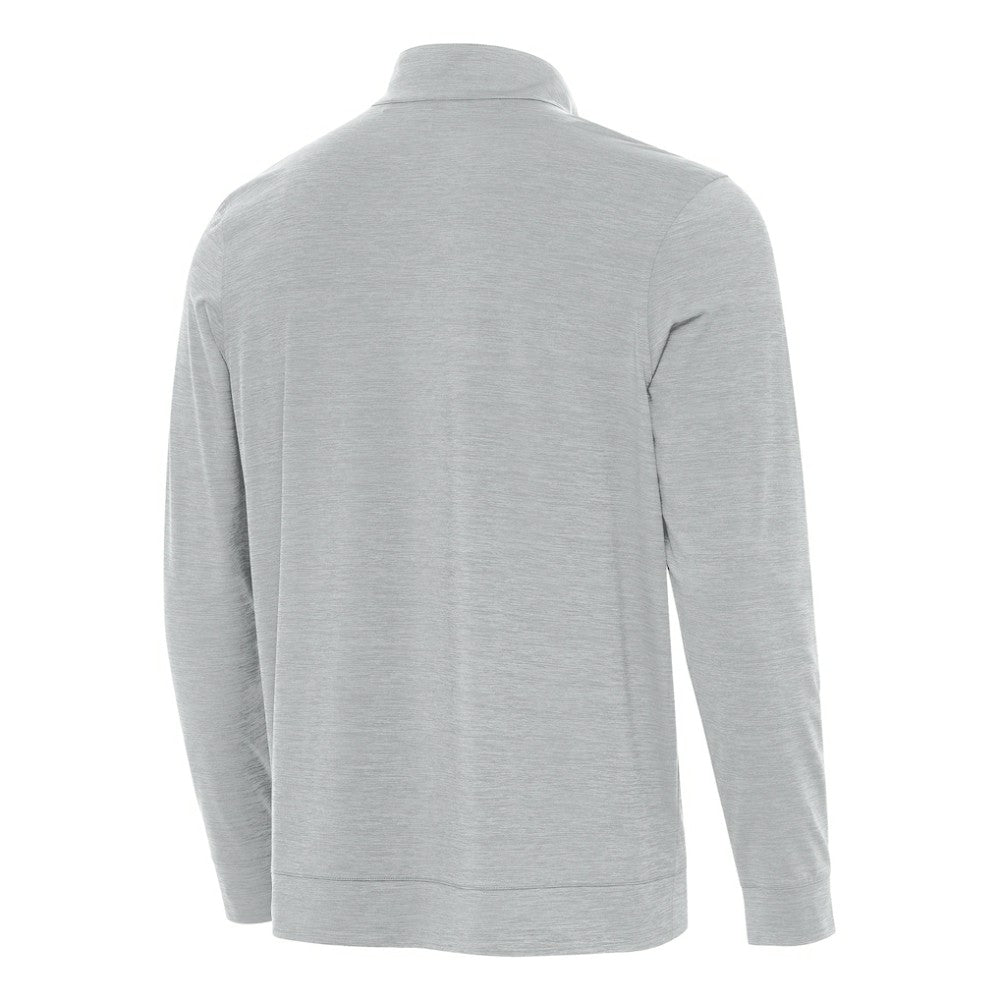 Boston Bruins Antigua Bright Quarter-Zip Pullover Heather Gray
