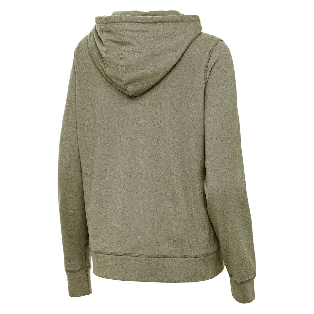 St. Louis Blues Antigua Women's Justice Pullover Hoodie Olive