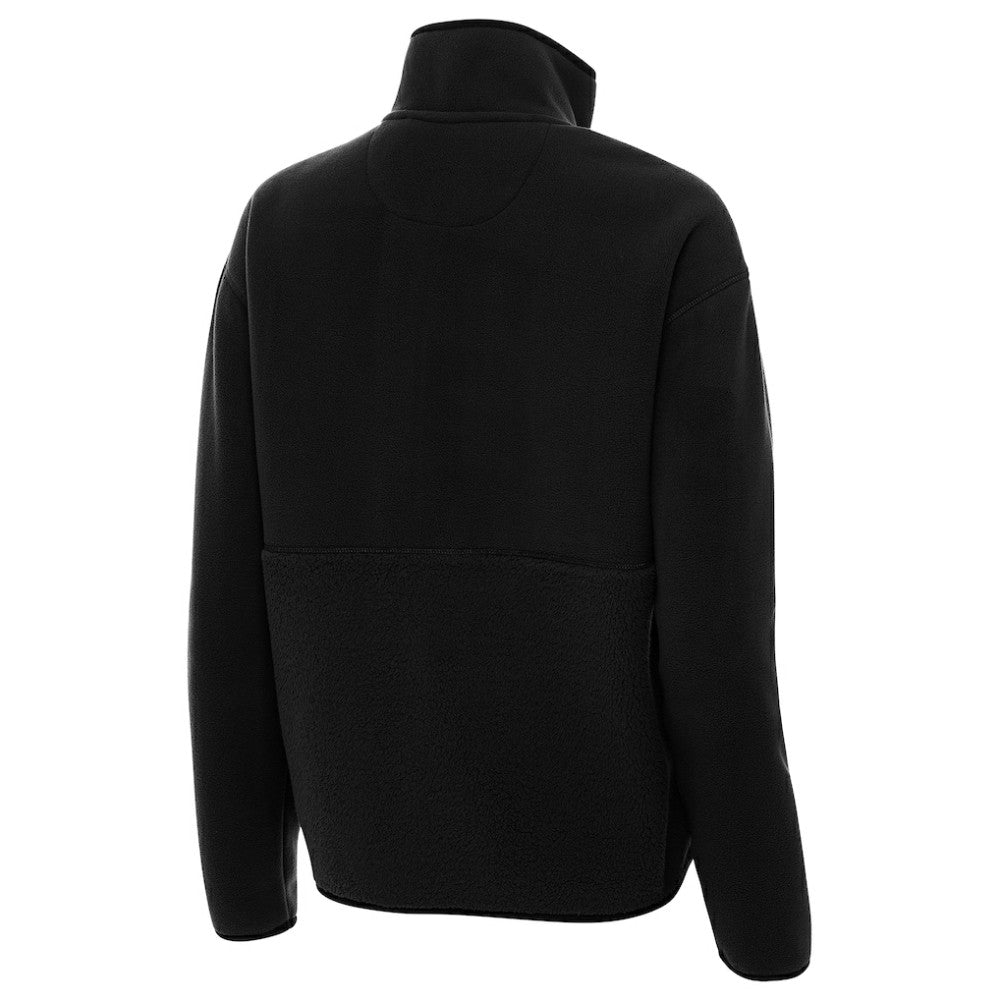 Boston Bruins Antigua Women's Figure Half-Zip Pullover Black