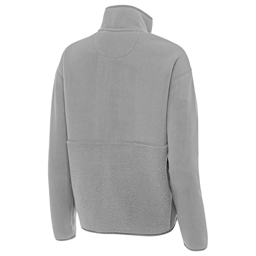 Boston Bruins Antigua Women's Figure Half-Zip Pullover Gray
